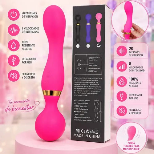 Masajeador K5081 fucsia neon