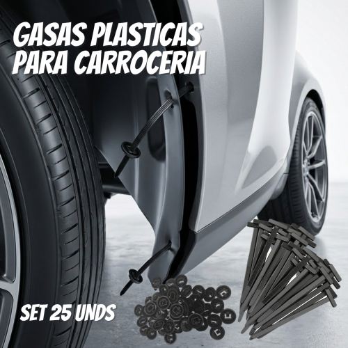 Gasas plásticas para carrocería 25 unidades