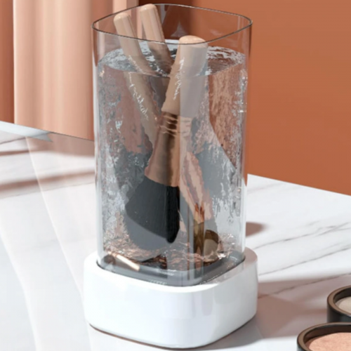 Limpiador ultrasónico para brochas de maquillaje