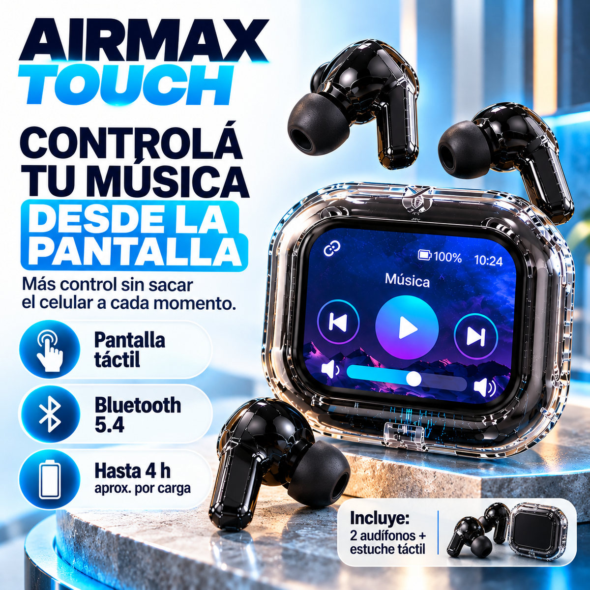 AirMax Touch con Pantalla Digital