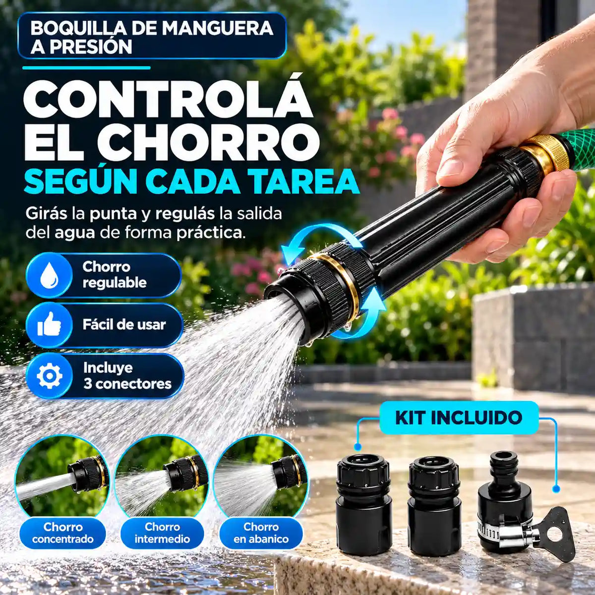 Boquilla de Manguera a Presión