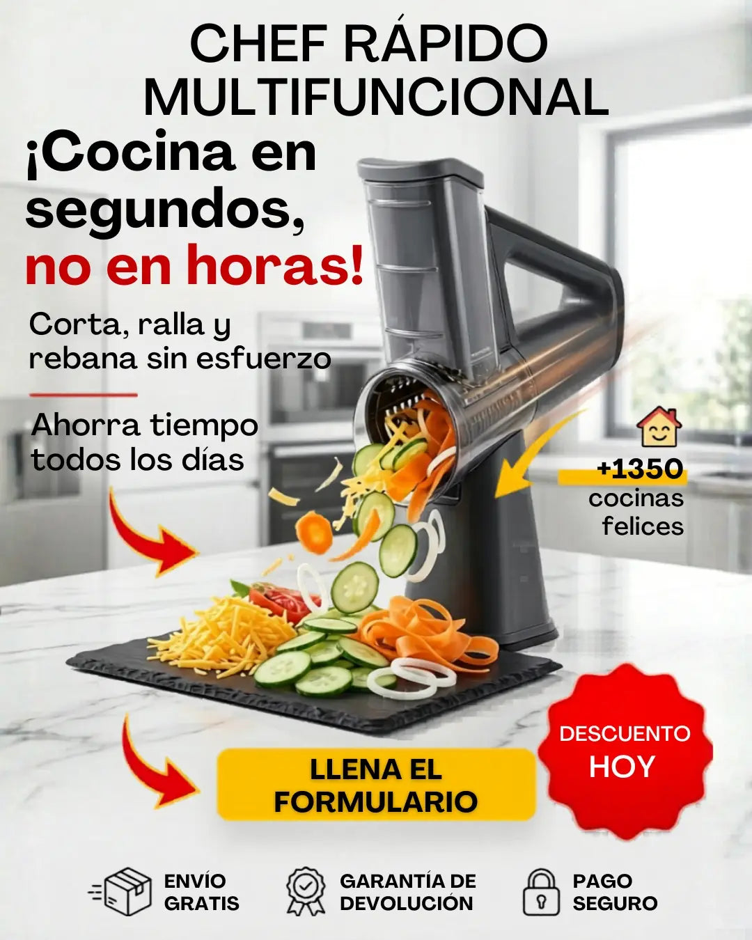 CHEF RÁPIDO (CON ENVÍO GRATIS)