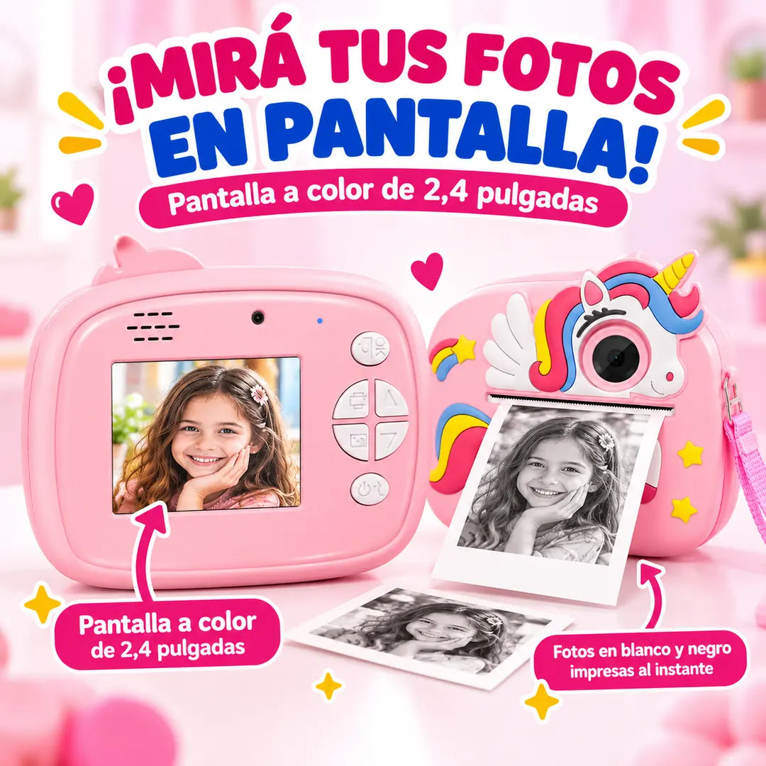 Cámara con Impresora Térmica para Niños Children Fun