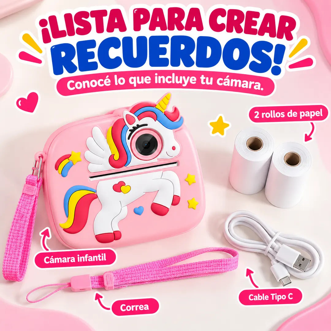 Cámara con Impresora Térmica para Niños Children Fun