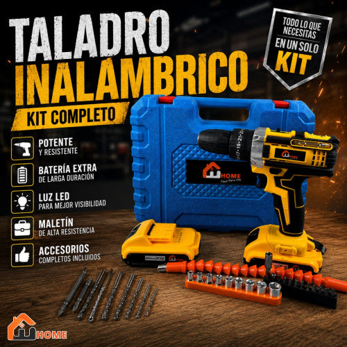 Kit de taladro inalámbrico 30 piezas