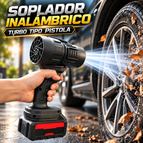 Abanico soplador inalámbrico turbo tipo pistola