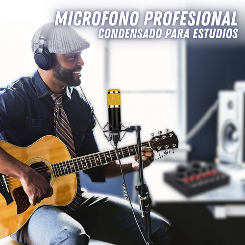 Micrófono profesional condensador para estudio