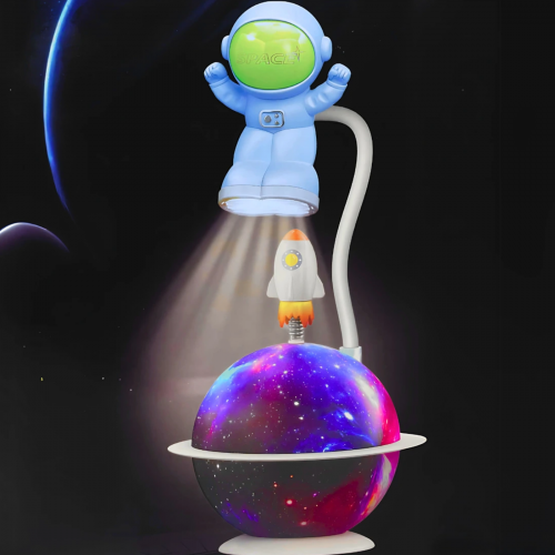 Lámpara de mesa astronauta y cohete