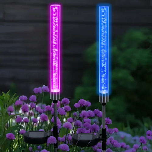 Lámpara solar tipo estaca para jardín