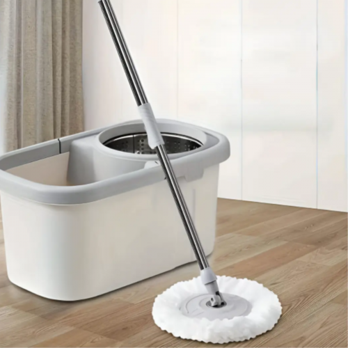 Palo de piso spin mop reforzado