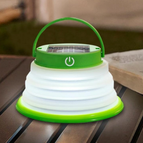 Lámpara solar plegable para camping