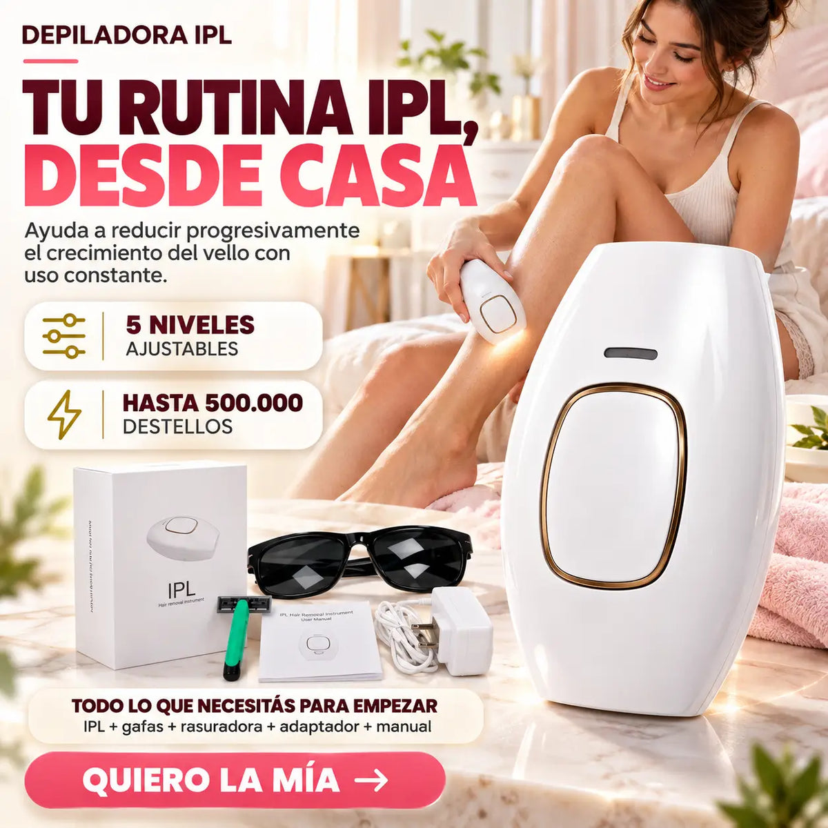 Depiladora IPL
