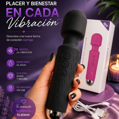 MASAJEADOR FEMENINO 28 NIVELES DE VIBRACIÓN