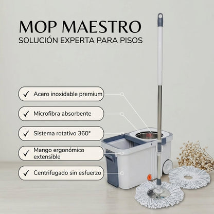 Mop Maestro — Limpiá Toda la Casa Sin Arrodillarte
