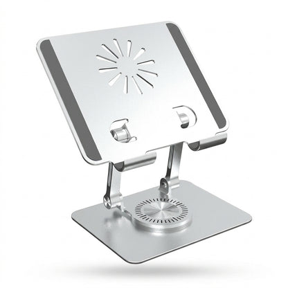Soporte Plegable para Tablet y Celular con Rotación 360°