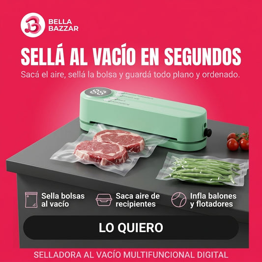 Selladora al Vacío Multifuncional Digital