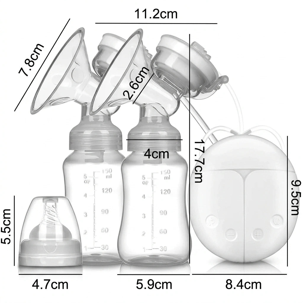 Doble Extractor Eléctrico de Leche