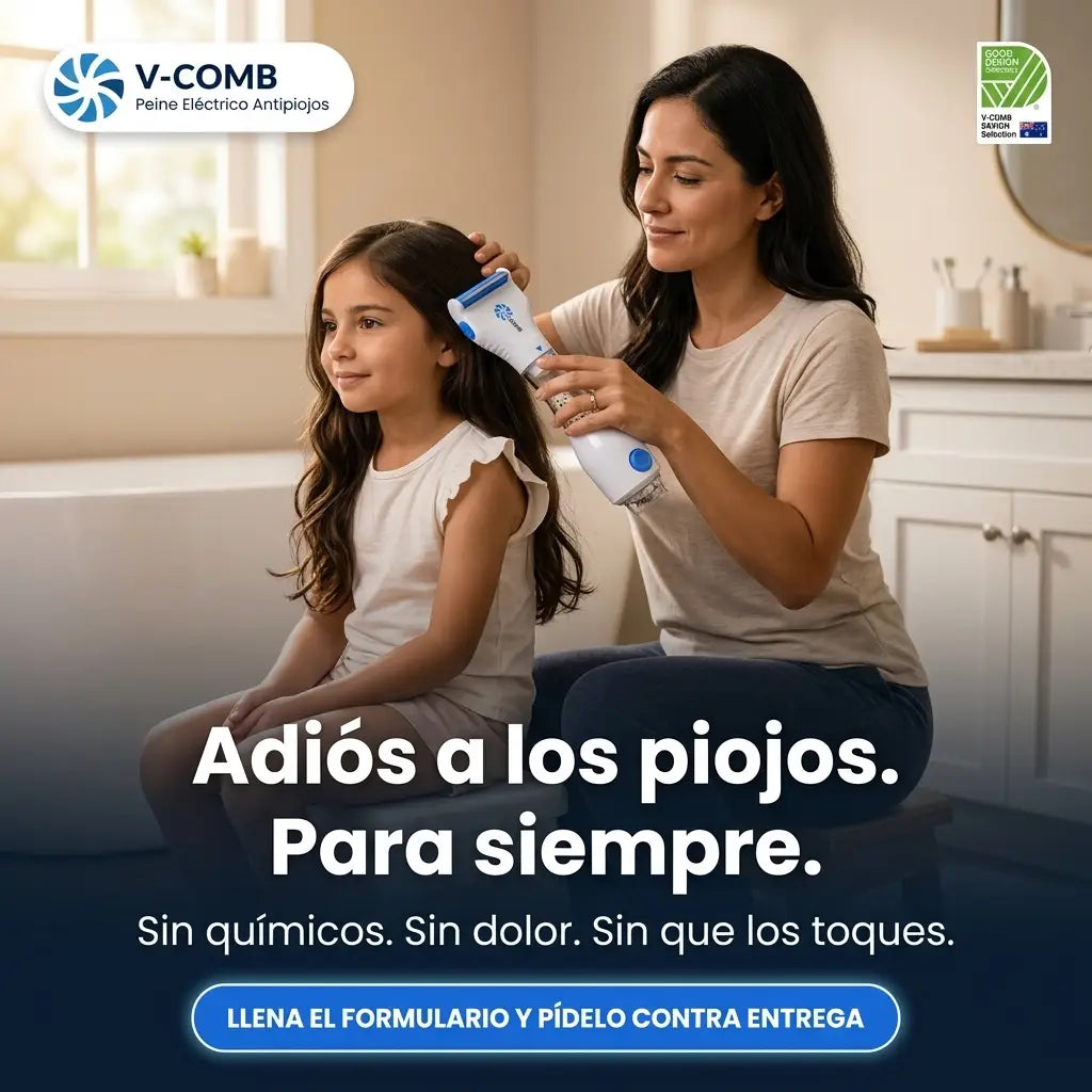 Peine Anti Piojos Eléctrico