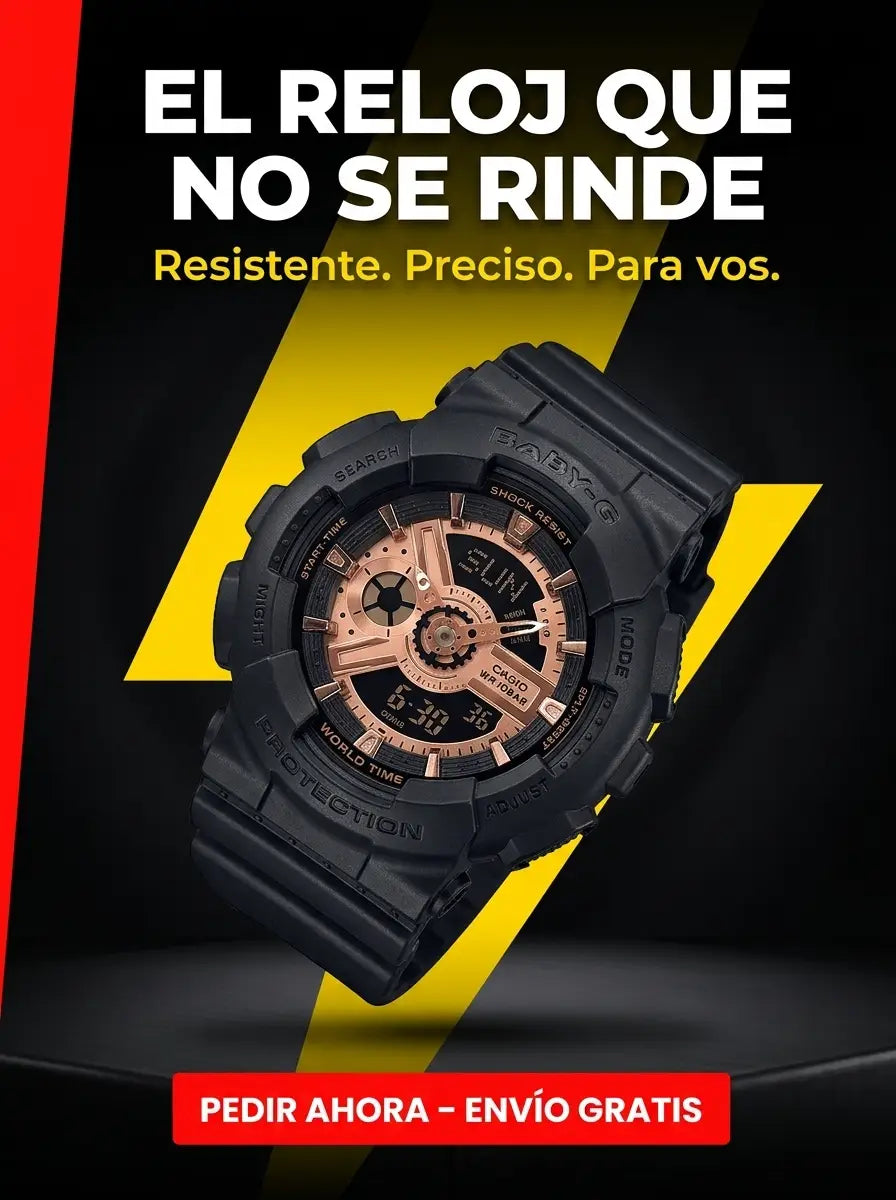 RELOJ ESTILO CASIO (CON ENVÍO GRATIS)