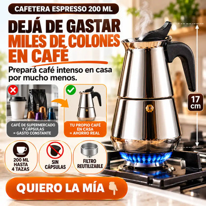 Cafetera Espresso (4 tazas )