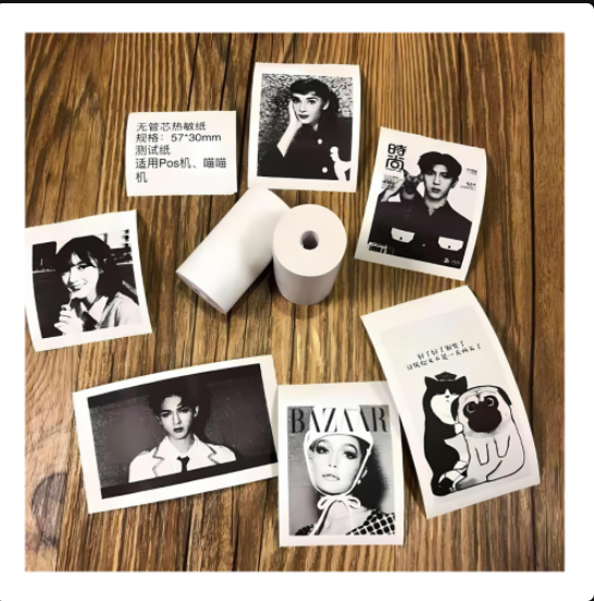 5 Rollos de Papel Térmico Para Cámara Digital